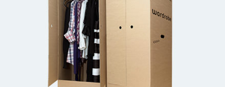 Wardrobe Box with Rail