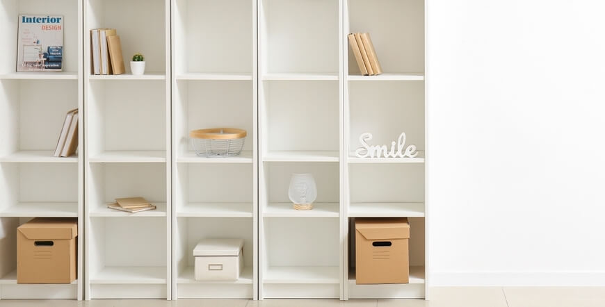 Image of storage wall.