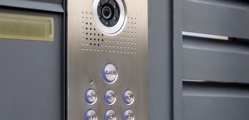 Image of security intercom system.
